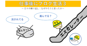 仕事後にブログ生活３